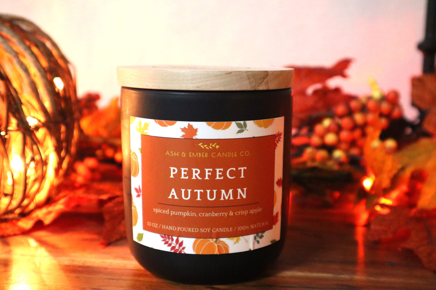 Perfect Autumn Ceramic Candle