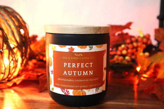 Perfect Autumn Ceramic Candle