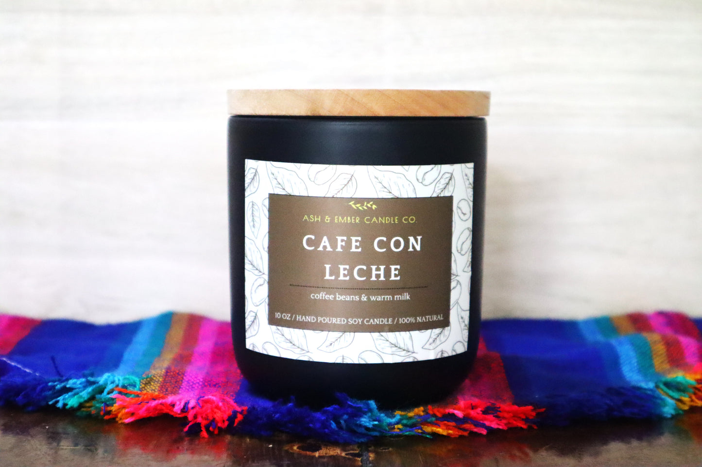 Cafe con Leche Ceramic Candle