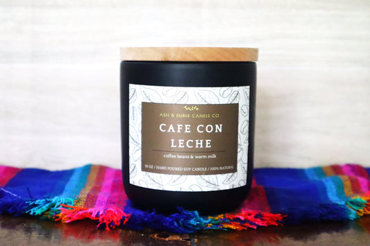 Cafe con Leche Ceramic Candle