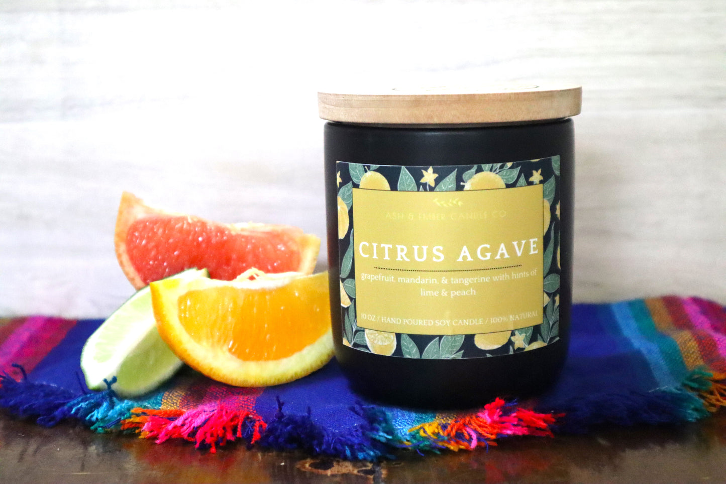 Citrus Agave Ceramic Candle