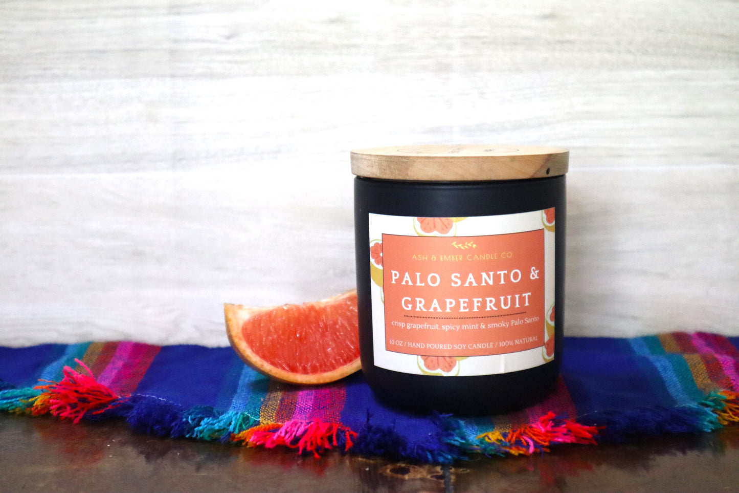 Palo Santo & Grapefruit Ceramic Candle